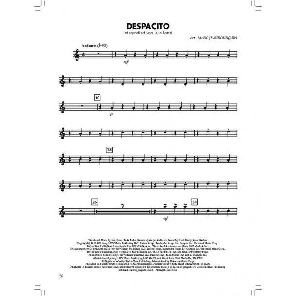Bl&auml;serKlasse Chart-Hits - Tenorsaxophon in B : Angesagte Popnummern f&uuml;r den gro&szlig;en Auftritt